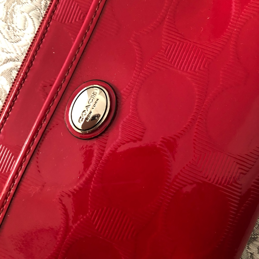 Red COACH Clutch